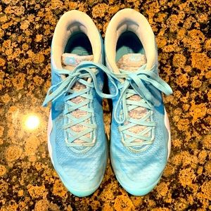 Nike KD 12 Blue Glaze. Size 11. Used. Comes with StockX receipt and tag.